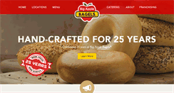 Desktop Screenshot of bigapplebagels.com