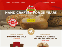 Tablet Screenshot of bigapplebagels.com